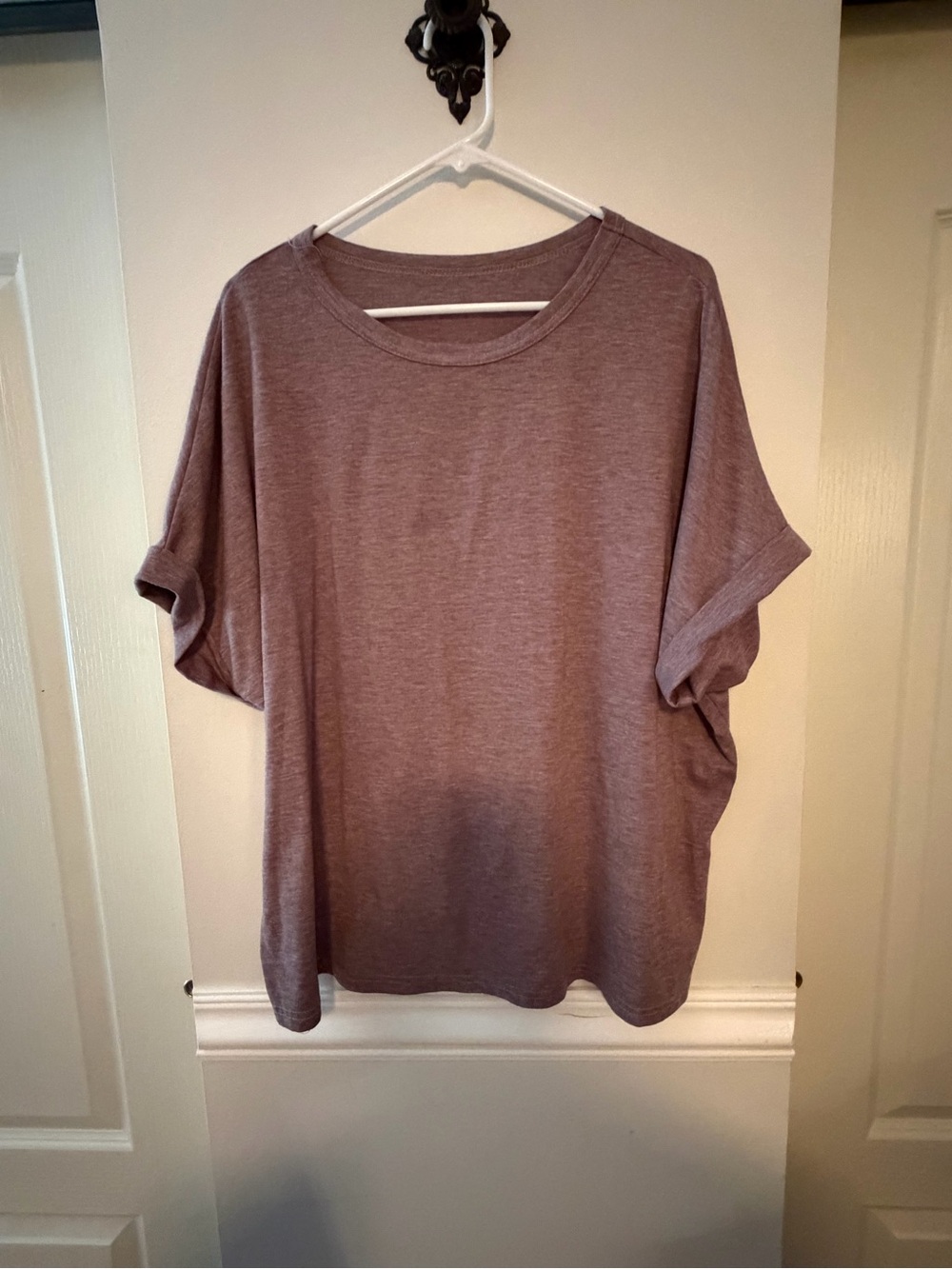 Source Unknown Mauve Relaxed Short Sleeve Tee